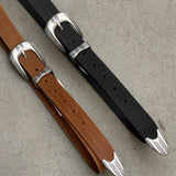 Cinturón Western en Cuero - Negro