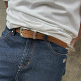 Cinturón Western en Cuero - Miel