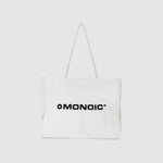 Tote Bag drill crema 11 oz con compartimento para laptop | Bolsos MONOIC Studios