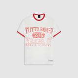 Camiseta Tutto Bene Ringer Fit - Blanco Hueso