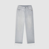 Flared Pants - Gris Claro Desgastado