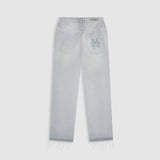 Flared Pants - Gris Claro Desgastado