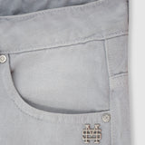 Flared Pants - Gris Claro Desgastado