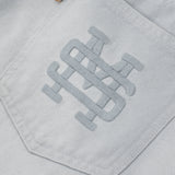 Flared Pants - Gris Claro Desgastado