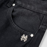 Flared Pants - Negro Desgastado