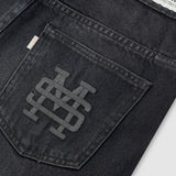 Flared Pants - Negro Desgastado