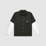 Camisa Cuadros Doble Manga - Verde Oscuro