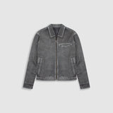 Chaqueta Monogram Leather - Negro Desgastado