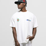 Camiseta Oversized Vespa - Blanco Hueso