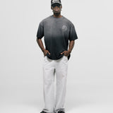 Camiseta Oversized Cavallo - Negro Desgastado