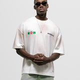 Camiseta Boxy Fit Martini - Blanco Hueso (Egret)