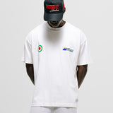 Camiseta Oversized Vespa - Blanco Hueso
