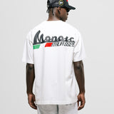 Camiseta Oversized Vespa - Blanco Hueso