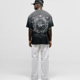 Camiseta Oversized Cavallo - Negro Desgastado