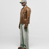 Chaqueta Monogram Leather - Miel