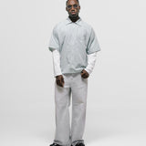 Camisa Cuadros Doble Manga - Verde Claro