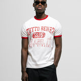 Camiseta Tutto Bene Ringer Fit - Blanco Hueso
