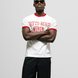 Camiseta Tutto Bene Ringer Fit - Blanco Hueso