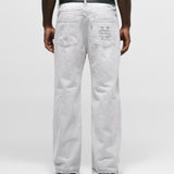 Flared Pants - Gris Claro Desgastado