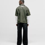 Camisa Cuadros Doble Manga - Verde Oscuro