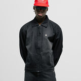 Drill Jacket - Negro Desgastado