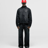 Drill Jacket - Negro Desgastado