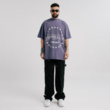 Camiseta Fear Will Lose Morado Desgastado | Camisetas Endless Dreams | Monoic Studios