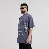 Camiseta Fear Will Lose Morado Desgastado | Camisetas Endless Dreams | Monoic Studios