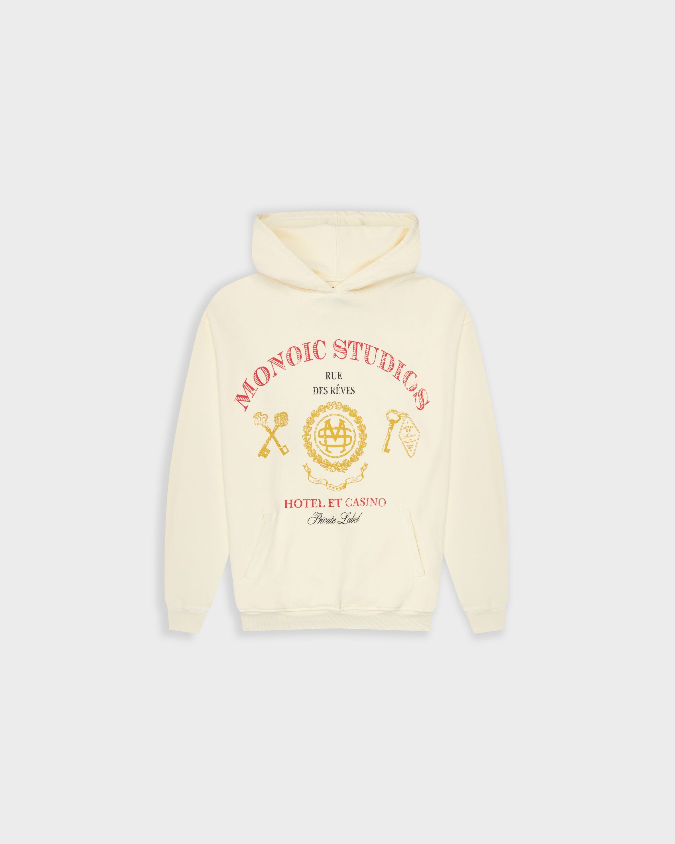 Hoodie Keys Crema | Hoodies Hotel & Casino | Monoic Studios