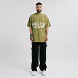 Camiseta Endless Vision Verde Oliva Desgastado | Camisetas Endless Dreams | Monoic Studios