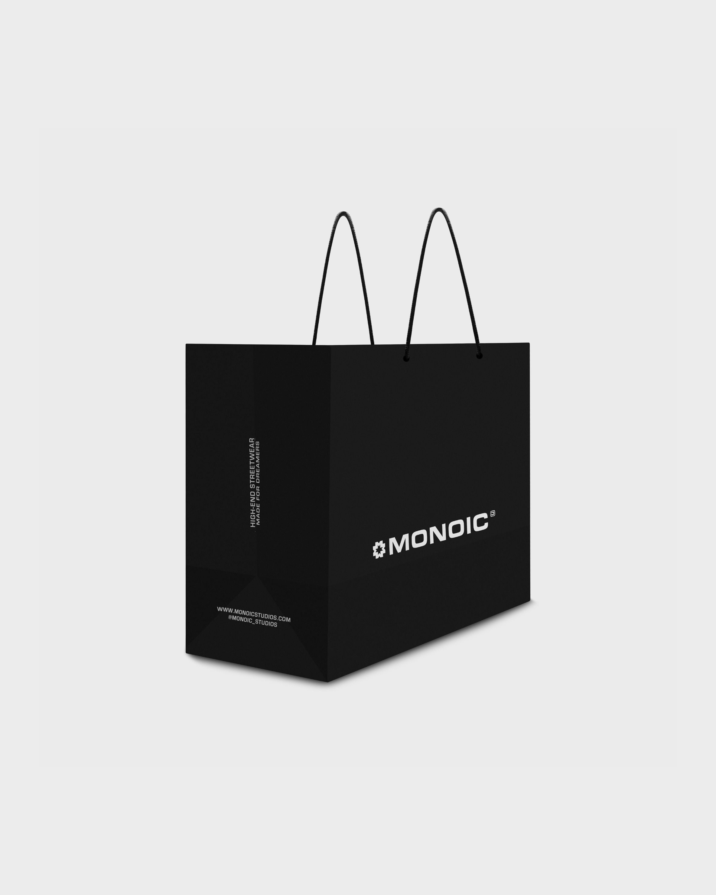 Bolsa de Regalo Monoic Negra | Empaques Monoic | Monoic Studios