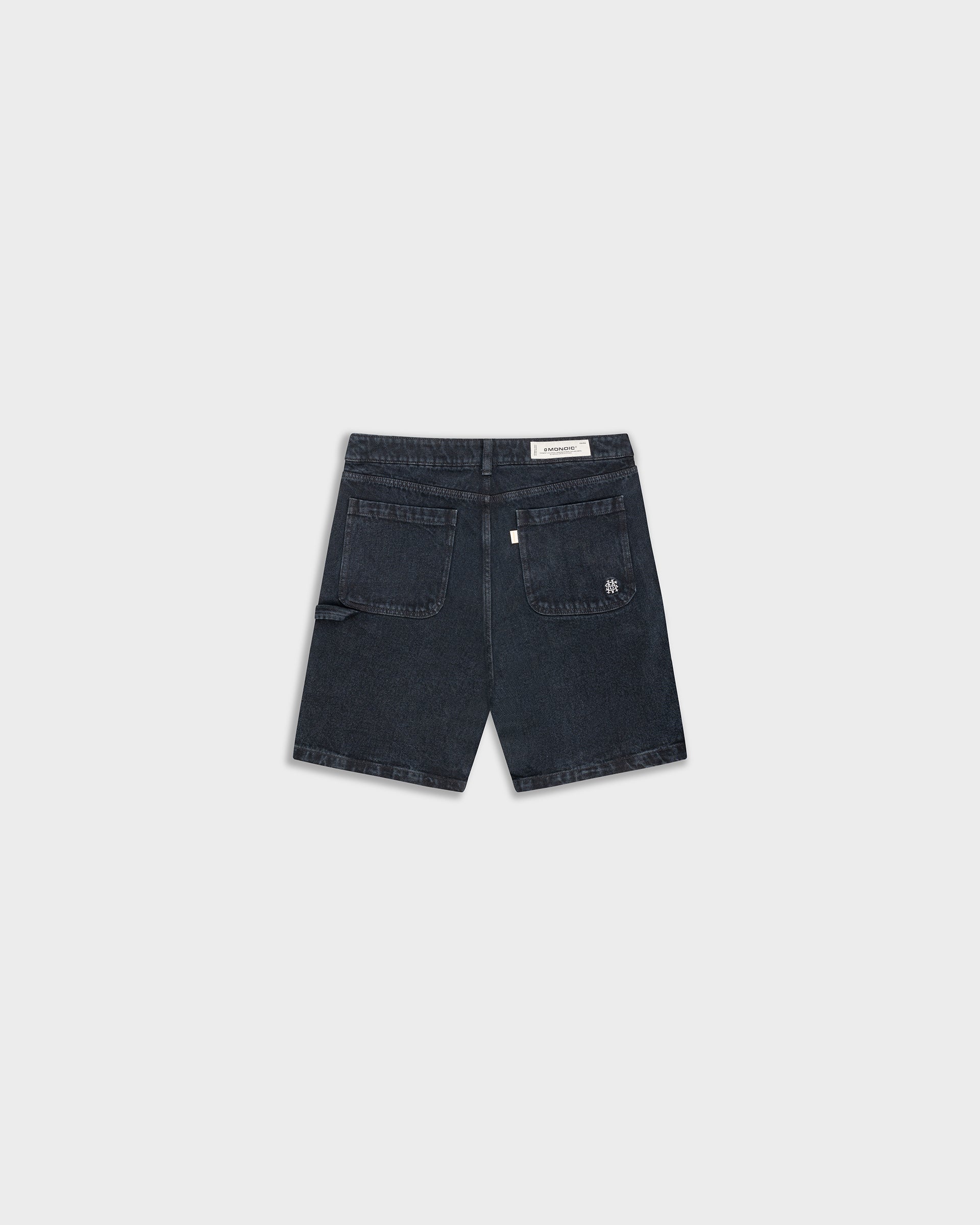  Monoic Denim Jorts Negro Oscuro | Pantalones Parisian Dreams | Monoic Studios