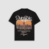 Camiseta Metro - Negro Oscuro