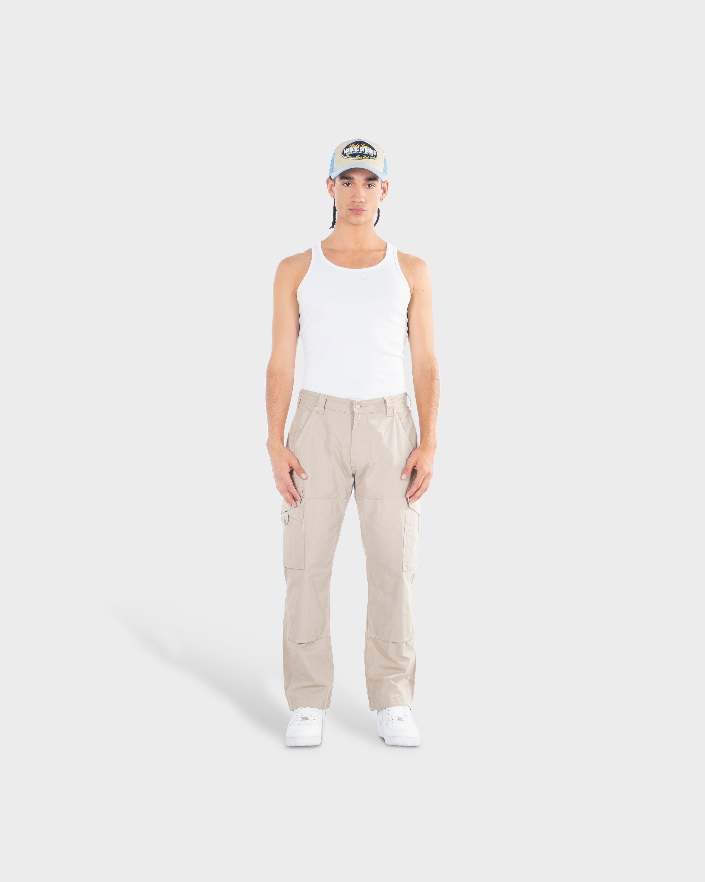 Cargo Pant Crema | Pantalones | Monoic Studios