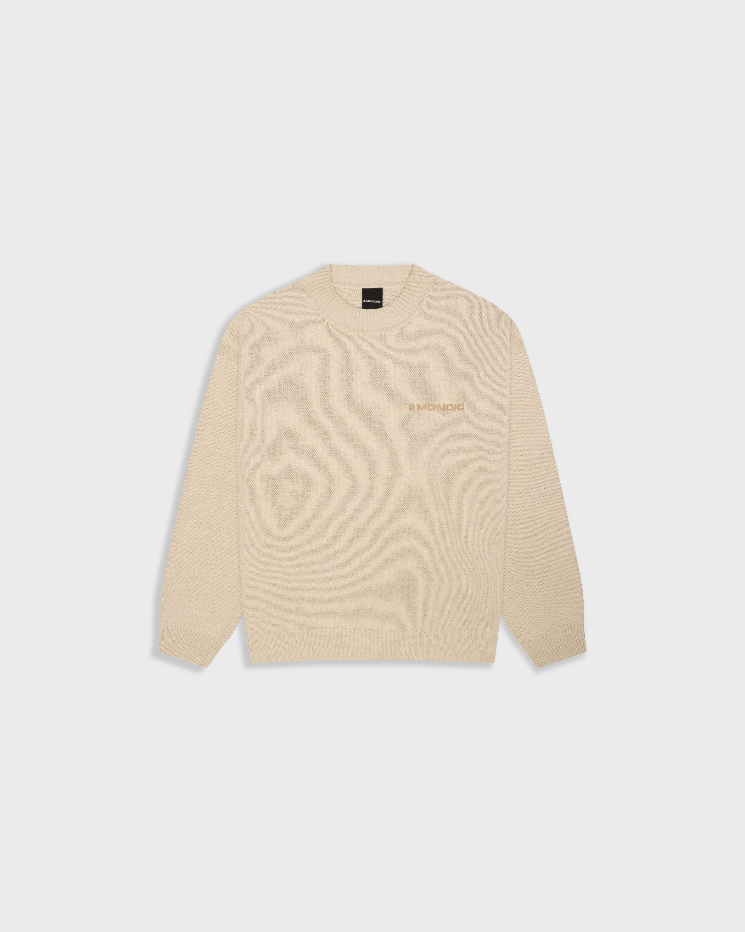 Sweater Monoic Tejido de Punto Crema | Knitwear Rodeo | Monoic Studios