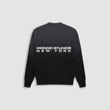 Gradient Knit Sweater Monoic NY - Gris y Negro