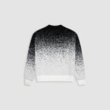 Gradient Fuzzy - Sweater Negro y Blanco