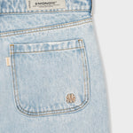  Monoic Denim Jorts Baby Blue | Pantalones Parisian Dreams | Monoic Studios