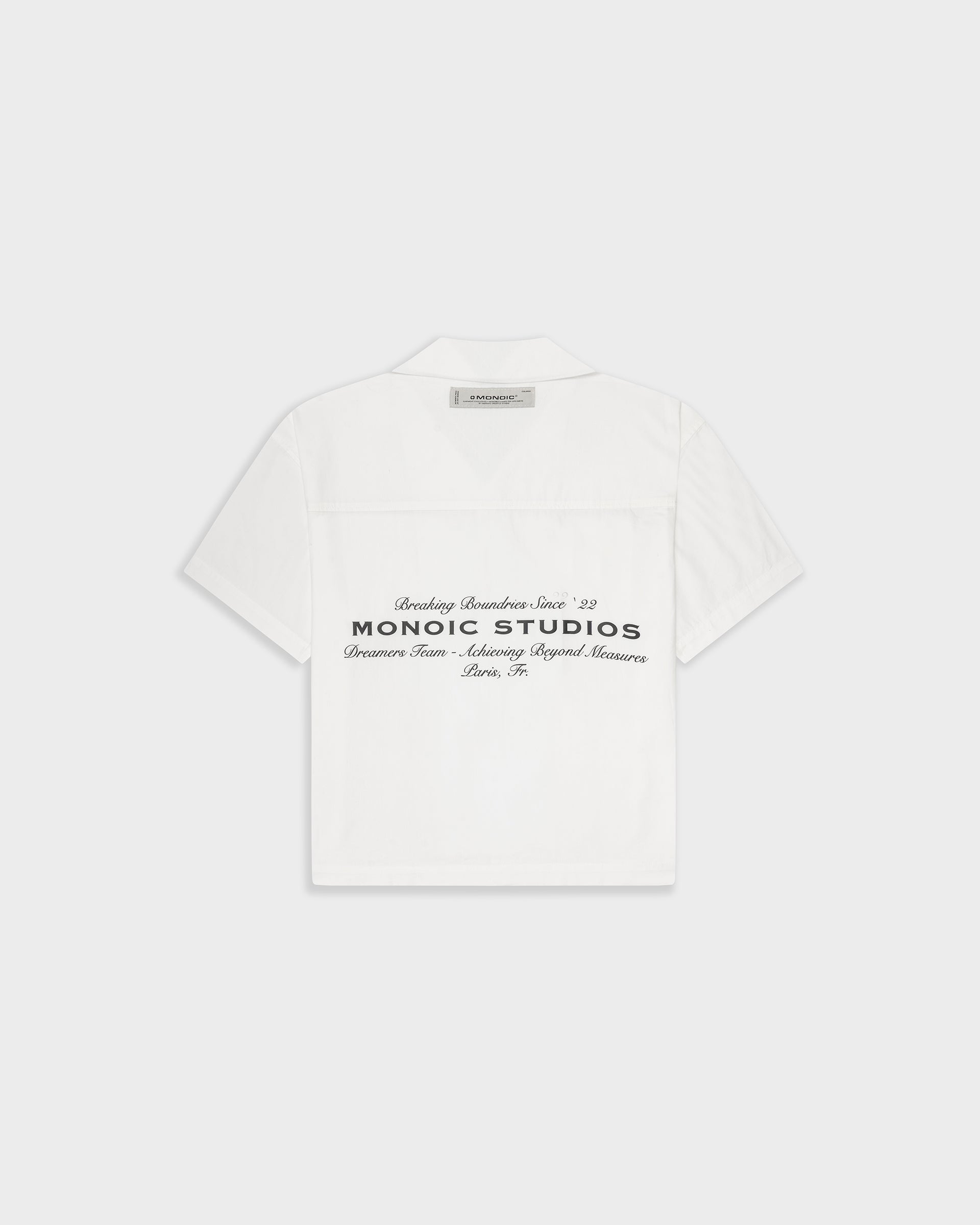 Overshirt Monoic Studios Blanco Hueso | Camisetas Parisian Dreams | Monoic Studios