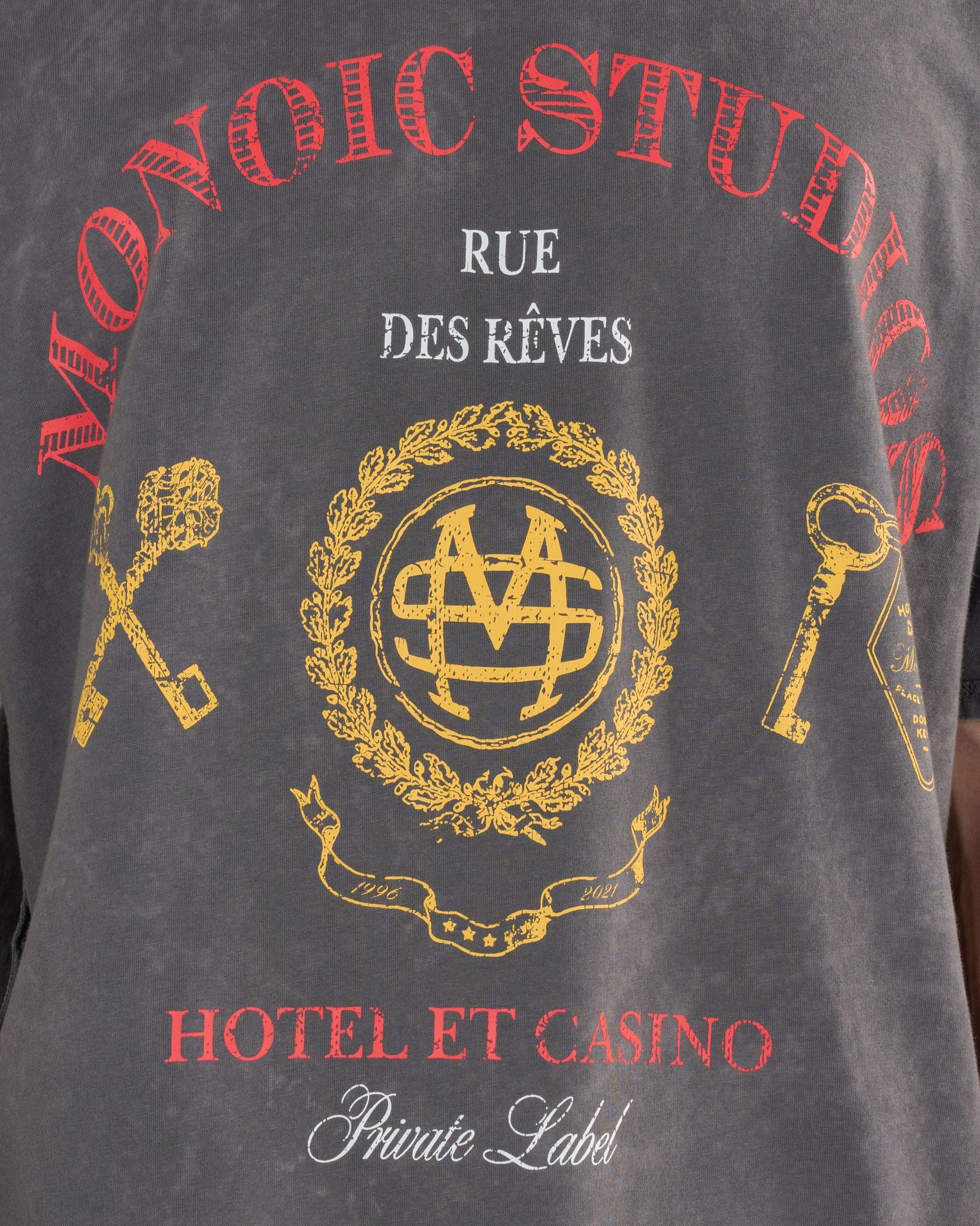 Camiseta Keys Gris | Camisetas Hotel y Casino | Monoic Studios