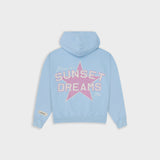 Hoodie Sunset Dreams - Azul Claro