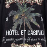 Camiseta Palm Resort Negra | Camisetas Hotel y Casino | Monoic Studios