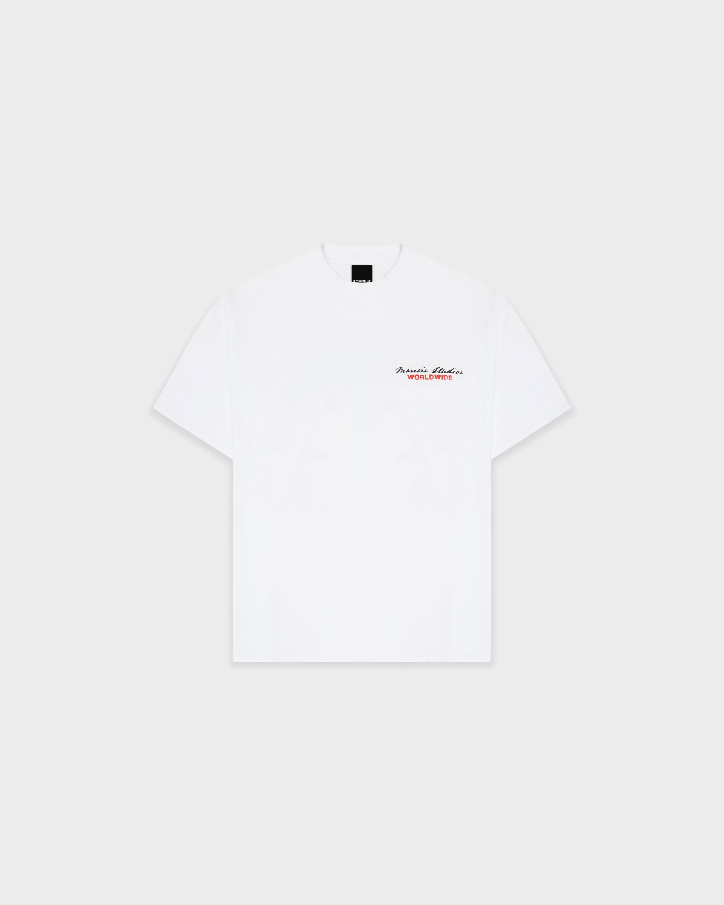 Camiseta Wanderlust Blanca | Camisetas Monoic Airways | Monoic Studios