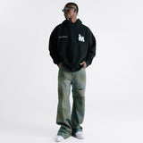 Hoodie Cypress - Negro Desgastado