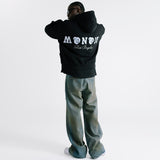 Hoodie Cypress - Negro Desgastado