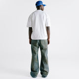 Wide Fit Jean - Distressed Denim