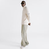 Zip Knit Sweater - Crema