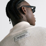Zip Knit Sweater - Crema