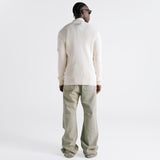 Zip Knit Sweater - Crema
