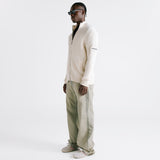 Zip Knit Sweater - Crema